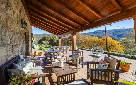 Porche amueblado, que delicia de espacio exterior